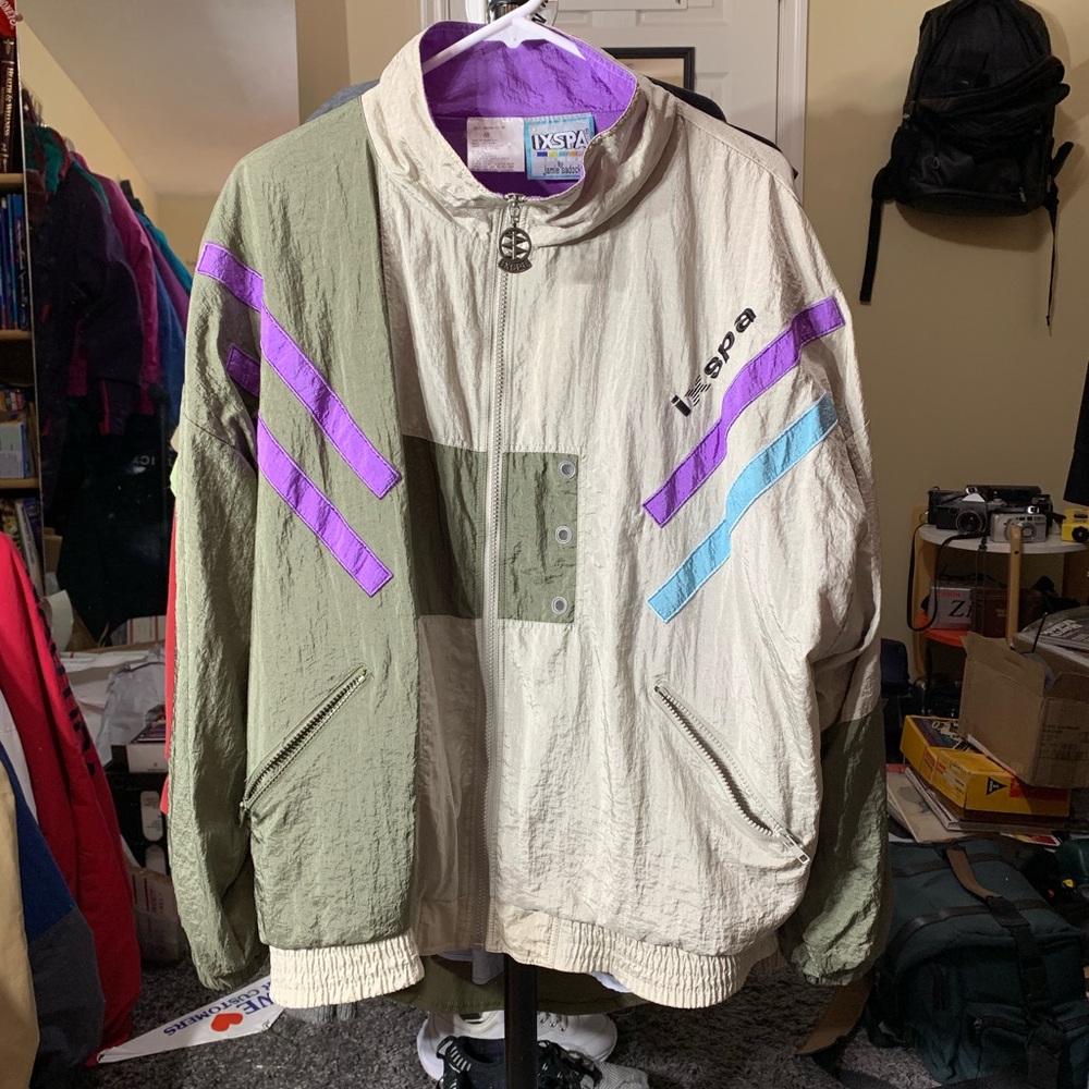Purple Vintage Windbreaker